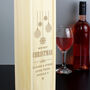 Personalised Wine Box – Christmas Gift For Wine Lovers, thumbnail 2 of 4