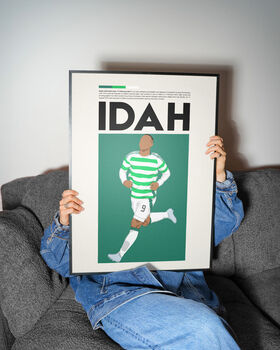 Adam Idah Celtic Football Poster, 3 of 6