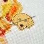 Mandala Spaniel Cross Stitch Craft Kit, thumbnail 2 of 4