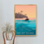 Go Jet Skiing Travel Poster Art Print, thumbnail 5 of 8