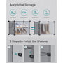 Ten Slot Interlocking Shoe Rack Storage Cabinet, thumbnail 6 of 9