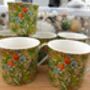 Set Of Six Palace Mugs In William Morris Golden Lily Design, thumbnail 7 of 11