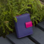 Personalised Purple Small Leather Purse Wallet Rfid Protected, thumbnail 2 of 9