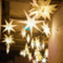 Set Of Three White Christmas Star Lanterns, thumbnail 7 of 7