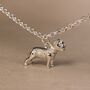 Personalised 3D Staffordshire Bull Terrier Silver Chain Bracelet, thumbnail 2 of 10