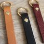 Fyfield Leather Key Fob, thumbnail 3 of 4