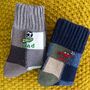 Personalised Men’s Wool Bed Thick Hobby Gift Socks, thumbnail 1 of 5