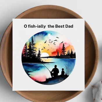Fishing Card Fathers Day, 2 of 2