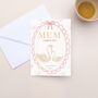 Personalised First Mother’s Day Card, Swans, thumbnail 2 of 2