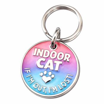 20mm Indoor Cat ID Tag. Ice Info On The Back, 2 of 2