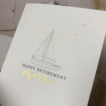 Sailing Personalised Greeting Card, 7 of 7