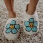 Personalised Daisy Smile Slippers, thumbnail 1 of 2