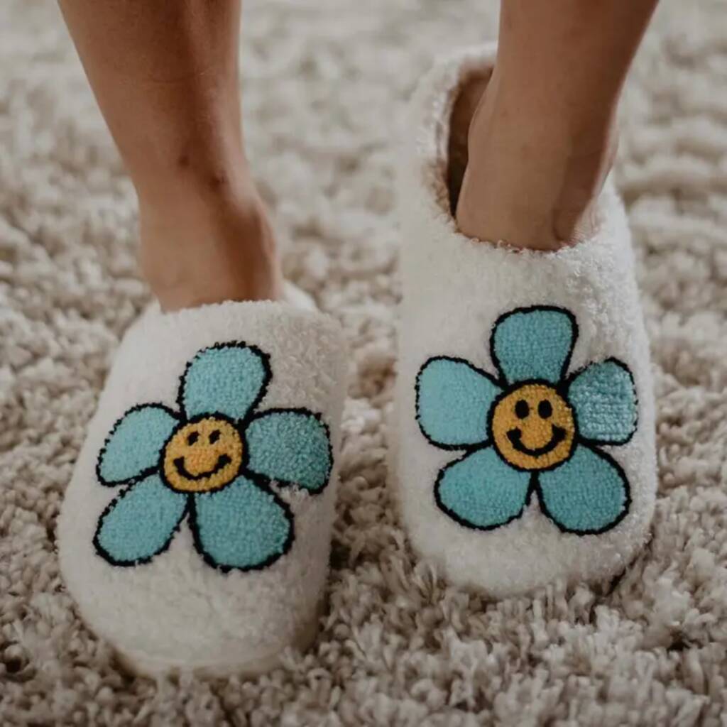 Personalised Daisy Smile Slippers, 1 of 2