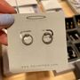 Sterling Silver Ouroboros Studs, thumbnail 4 of 8