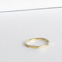 Faceted 18ct Gold Vermeil Plated Stacking Ring, thumbnail 3 of 7