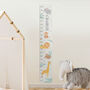 Personalised Animal Height Chart, thumbnail 1 of 5