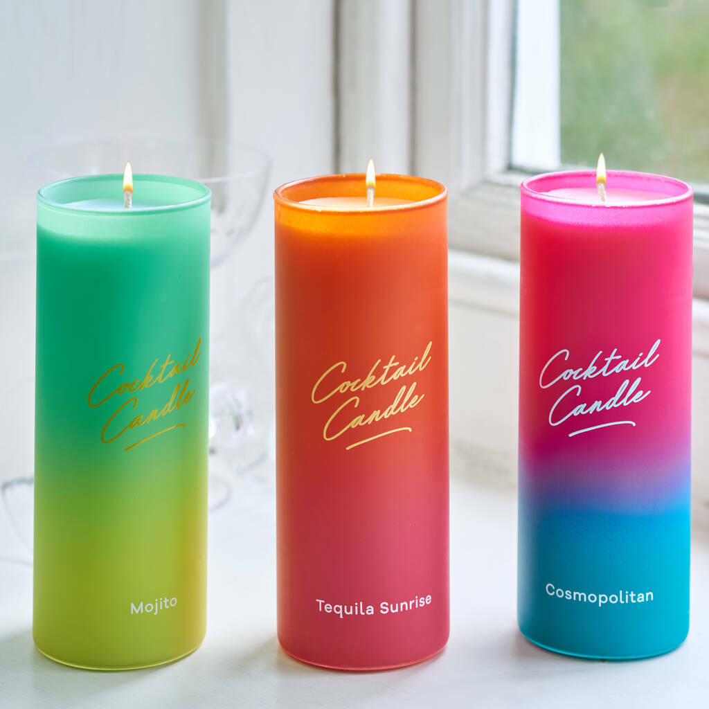 Cocktail Candle By all things Brighton beautiful