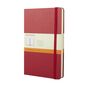 Personalised Moleskine Classic Notebook – Scarlet Red Large | Emboss Your Initials, thumbnail 2 of 8