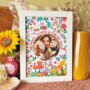 Mum And Me Personalised Floral Photo Print, thumbnail 3 of 3