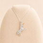 Personalised Sterling Silver And Gold Unicorn Pendant Necklace, thumbnail 5 of 12