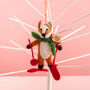 Personalised Skiing Animal Christmas Tree Decoration, thumbnail 5 of 5