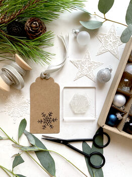 Snowflake Rubber Stamp, 3 of 6