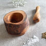 Natural Olive Wood Pestle And Mortar, thumbnail 6 of 9