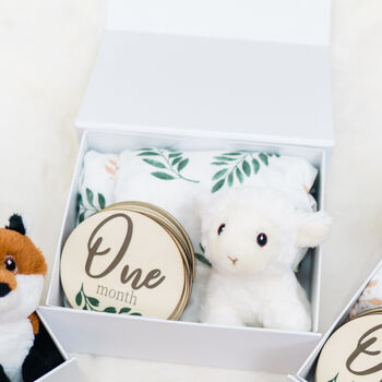 Personalised Lamb New Baby Hamper Gift Set, 4 of 12