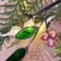 Glass Holly Christmas Ornaments Gifts, thumbnail 6 of 7