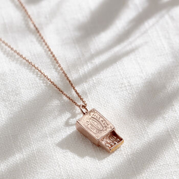 Match Box Charm Necklace, 4 of 8