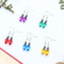 Christmas Fairy Light Drop Earrings – Mix And Match, thumbnail 2 of 10