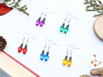 Christmas Fairy Light Drop Earrings – Mix And Match, 2 of 10