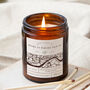 Gift For Dad Any Map Apothecary Father's Day Candle, thumbnail 1 of 11