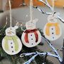 Snowman Christmas Tree Decorations, thumbnail 4 of 7