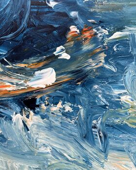 Large Original Abstract Expressionist Painting Acrylic On Canvas Contemporary 150 Cm, 4 of 7