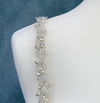 Cheryl Pearl, Crystal And Diamante Bridal Straps, 8 of 9