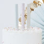 Pastel And Gold Foiled Party Cake Fountains Three Pack, thumbnail 1 of 4