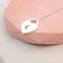 Love You To The Moon And Back Heart Necklace, thumbnail 3 of 7
