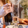 Personalised Botanical Champagne / Prosecco Flute, thumbnail 1 of 6