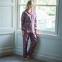Women's 'Gaia' Tartan Brushed Cotton Pyjama Set, thumbnail 2 of 4
