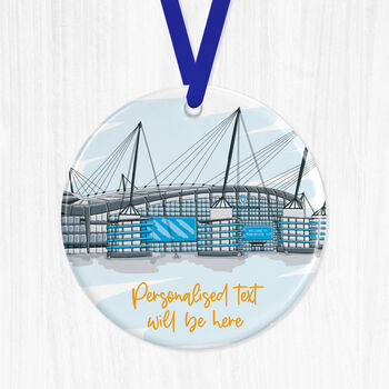 Personalised Manchester City Ornament, 2 of 4