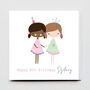 Happy Birthday Bestie Greeting Card, thumbnail 1 of 6