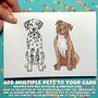 Personalised Staffie Bull Terrier Birthday Card, thumbnail 7 of 12