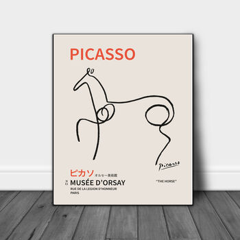 Picasso Japanese Horse Exhibition Art Print, 2 of 4