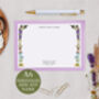Meadow Flowers Personalised Address Note Cards A6 Notecard Set, thumbnail 3 of 6