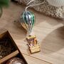 Glass Hot Air Balloon Baby Details Christmas Decoration, thumbnail 1 of 2