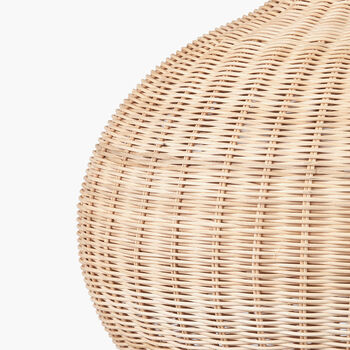 Natural Rattan Pendant Ceiling Light, 6 of 8