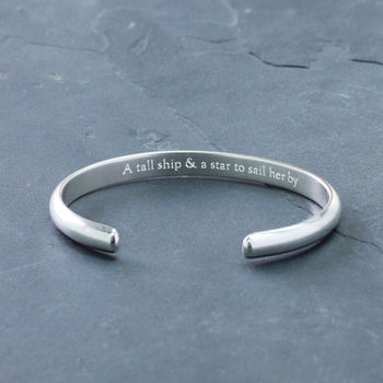 Open Silver Bangle, 3 of 7
