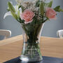 Personalised Ruby Anniversary Glass Vase, thumbnail 2 of 3