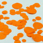 Orange Wedding Confetti | Biodegradable Paper Confetti, thumbnail 1 of 7